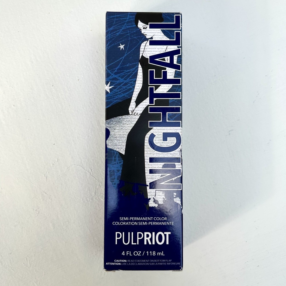 Lot of 2 Pulp Riot Pulp Riot Semi-Permanent Hair Color Nightfall Blue 4 oz - Picture 2 of 8